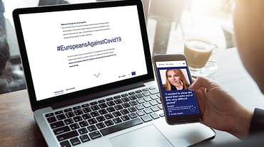 EuropeansAgainst COVID - content by Fastlane EU digital agency